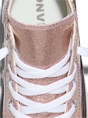 Converse Pink Chuck Taylor EVA Lift Glitter Trainers - Image 9 of 9