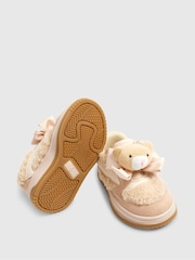 River Island Brown Girls Teddy Bear Trainers - Image 5 of 5