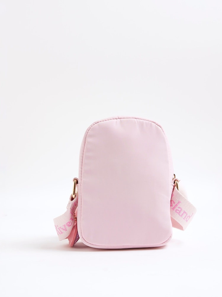 River Island Pink Girls Heatseal Festival Bag - Image 2 of 5