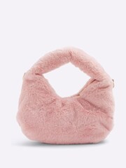 River Island Pink Girls Fur Chain Grab Bag - Image 2 of 5