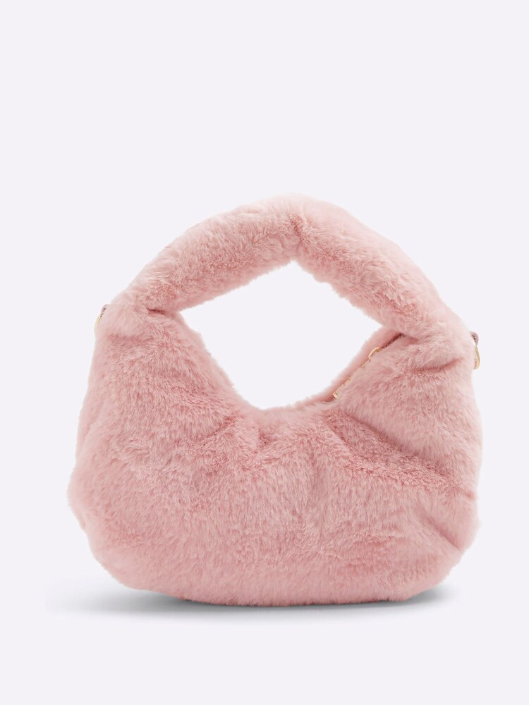 River Island Pink Girls Fur Chain Grab Bag - Image 2 of 5