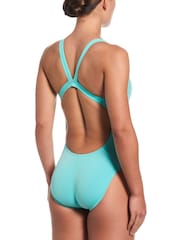 Nike Blue Hydrastrong Solid Fastback Swimsuit - Image 2 of 4