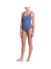 グレー - Nike エッセンシャル Vネック ワンピース水着 - 画像 5 / 5