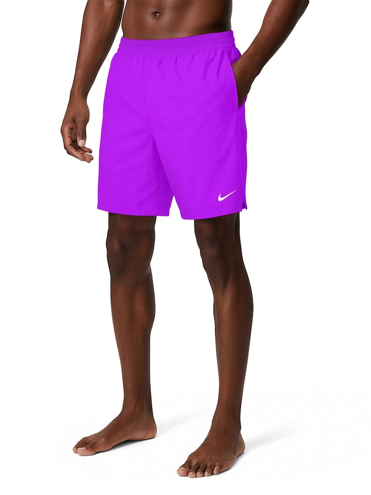 Nike Purple 7 Inch Essential Volley Swim Shorts - Image 2 of 6