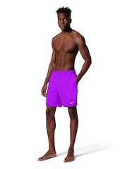 Nike Purple 7 Inch Essential Volley Swim Shorts - Image 6 of 6