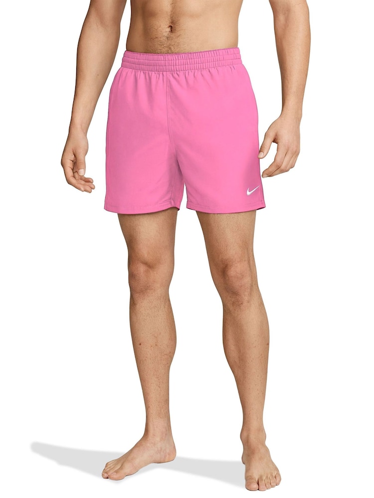 Nike Pale Pink 5 Inch Essential Volley Swim Shorts - Image 1 of 6