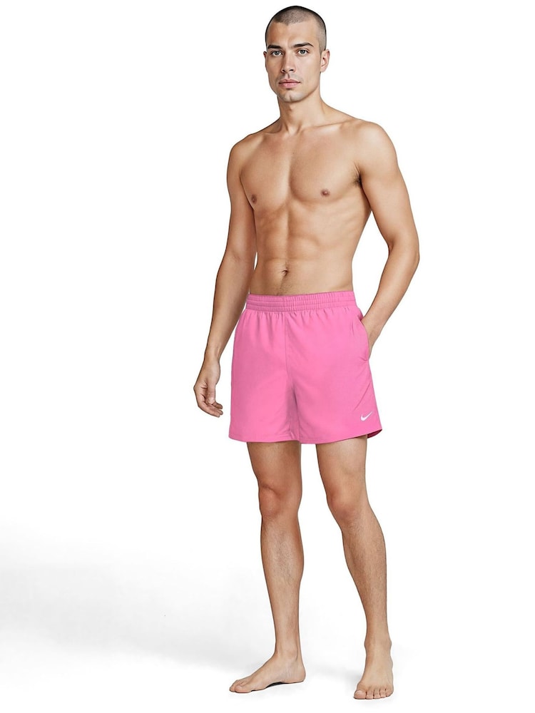 Nike Pale Pink 5 Inch Essential Volley Swim Shorts - Image 6 of 6