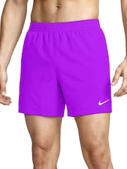 Nike Purple 5 Inch Essential Volley Swim Shorts - Image 2 of 6