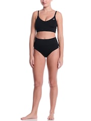 Schwarz - Nike Essential High Waist Full Bikini Bottoms - Bild 3 von 5