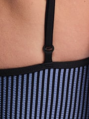 Nike Grey Ripple Square Neck One Piece Swimsuit - Image 5 of 5
