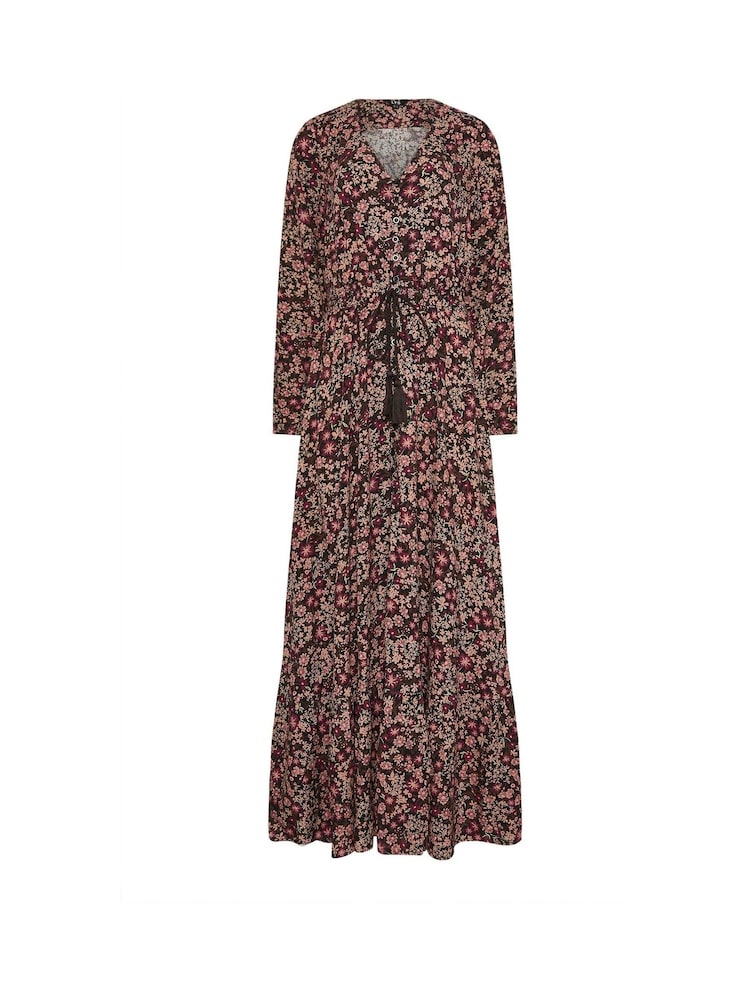 Long Tall Sally Black Button Maxi Dress - Image 5 of 5 Long Tall Sally Black Button Maxi Dress - Image 5 of 5