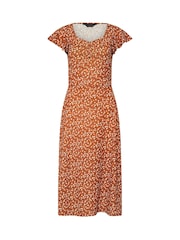 Vestido PixieGirl Petite com estampa Floral Print e mangas esvoaçantes - Imagem 5 de 5