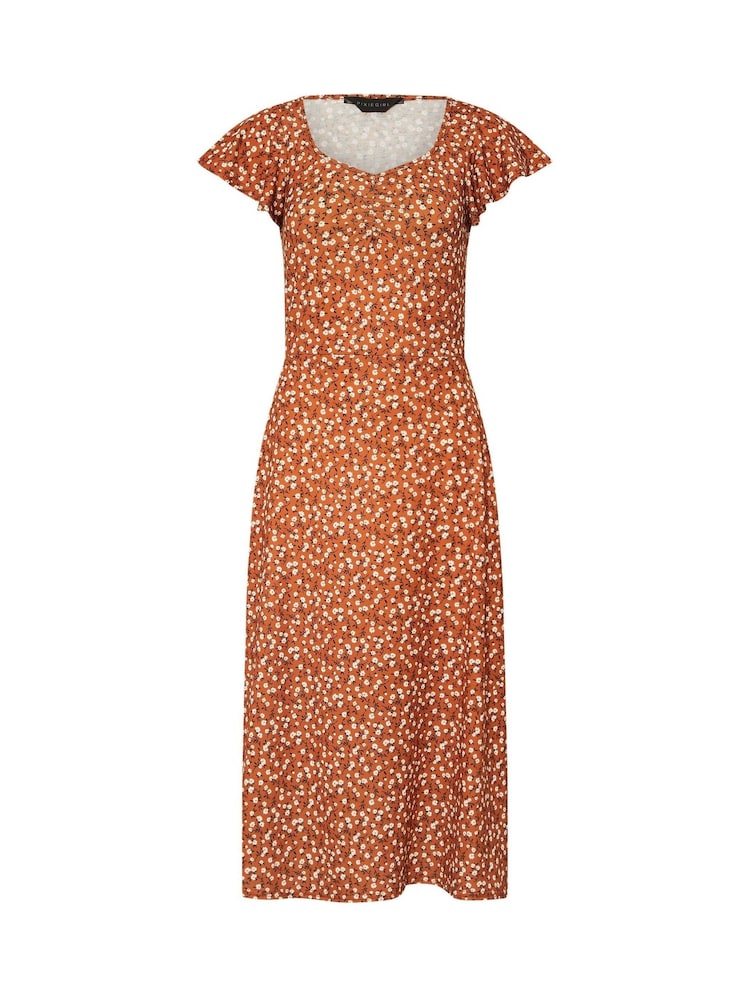 Vestido PixieGirl Petite com estampa Floral Print e mangas esvoaçantes - Imagem 5 de 5