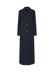 Long Tall Sally Blue Maxi City Coat - Image 5 of 5