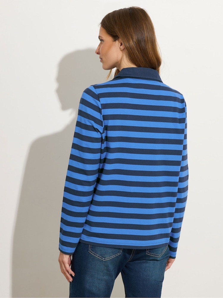 M&Co Blue Polo Shirt - Image 2 of 5 M&Co Blue Polo Shirt - Image 2 of 5