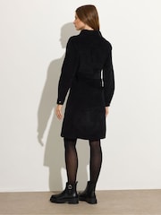 M&Co Black Short Cord Shirt Dress - Image 3 of 5