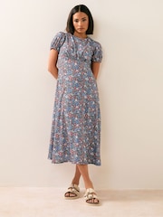 Vestido de chá com estampa floral PixieGirl Petite Ditsy - Imagem 1 de 5