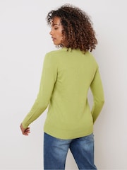 Verde - M&Co V-Neck Basic Jumper - Imagem 4 de 6