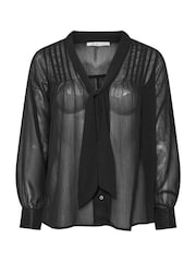 Yours Curve London Pleated Shoulder Bow Blouse - Slika 5 iz 5