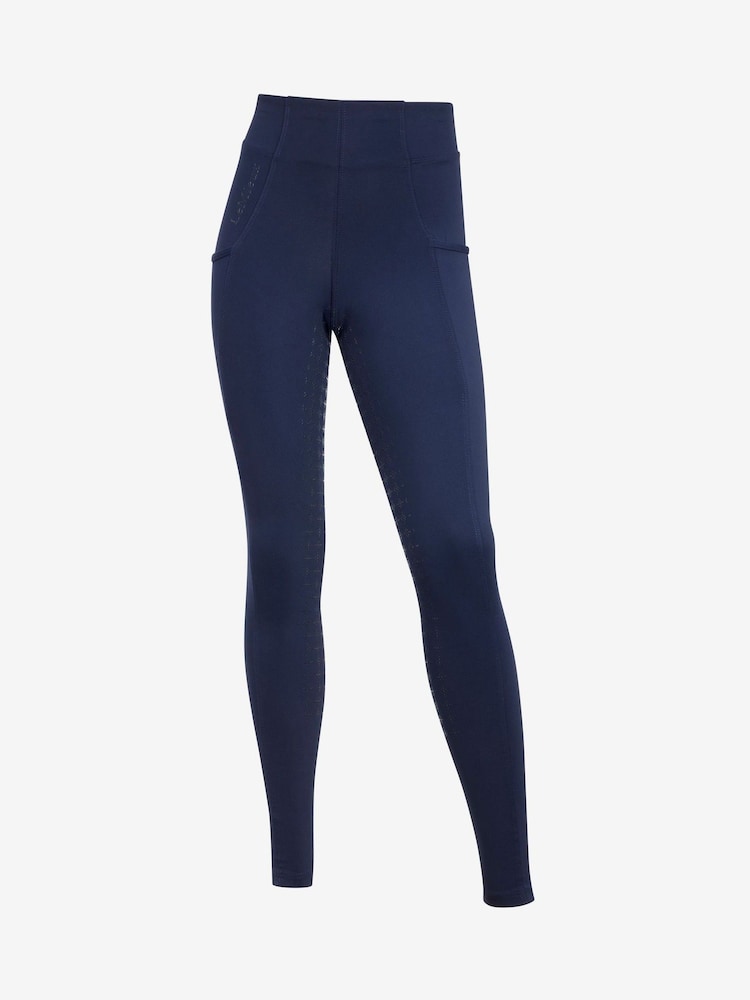 LeMieux Blue Young Rider Orla Pull Ons Navy Leggings - Image 1 of 1 LeMieux Blue Young Rider Orla Pull Ons Navy Leggings - Image 1 of 1
