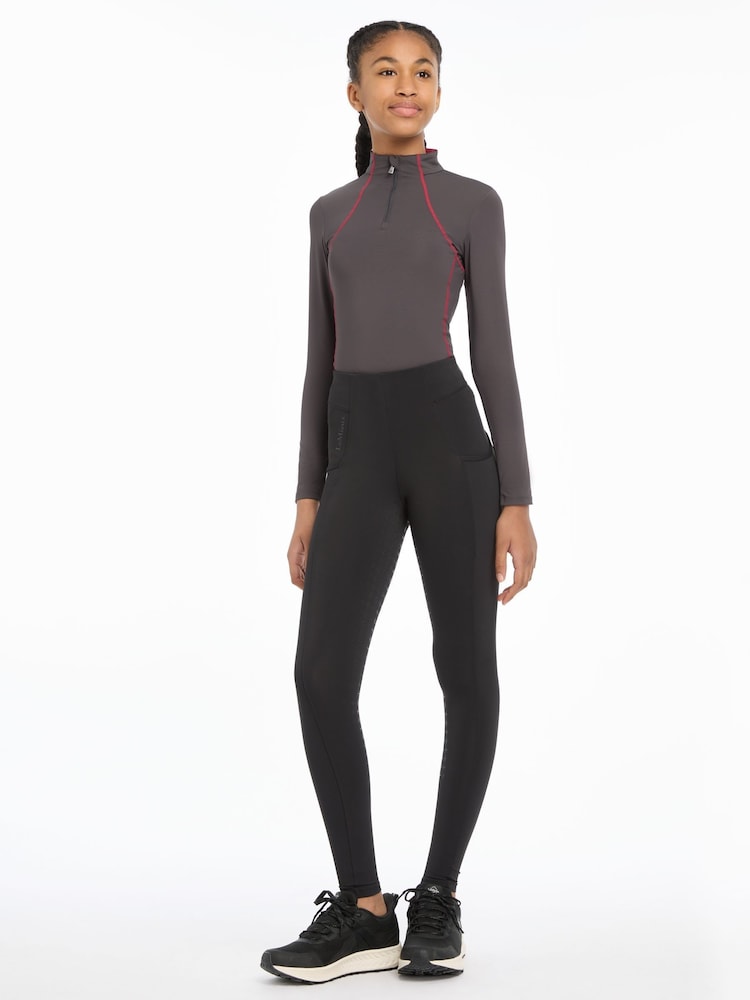 LeMieux Young Rider Orla Pull Ons Black Leggings - Image 1 of 3