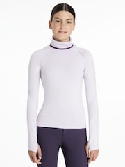 LeMieux Young Rider Savannah Snood Mesh Base Layer Lilac - Image 1 of 5
