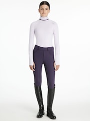 LeMieux Young Rider Savannah Snood Mesh Base Layer Lilac - Image 3 of 5