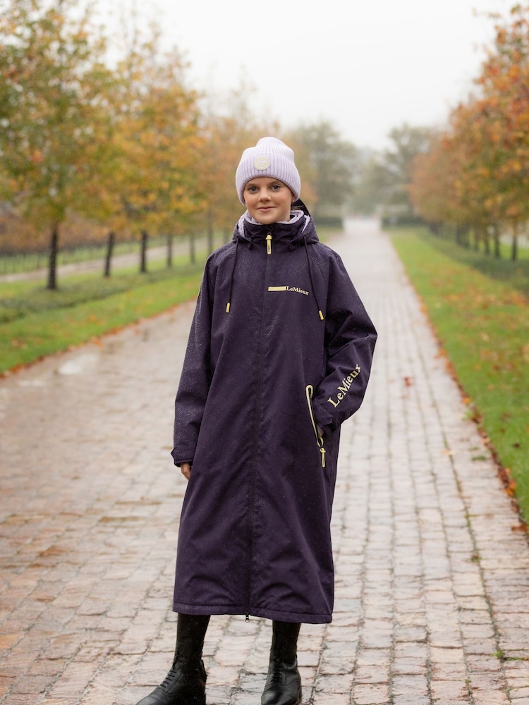 LeMieux Young Rider Hydroshield Robe Purple Juniper - Image 1 of 5 LeMieux Young Rider Hydroshield Robe Purple Juniper - Image 1 of 5