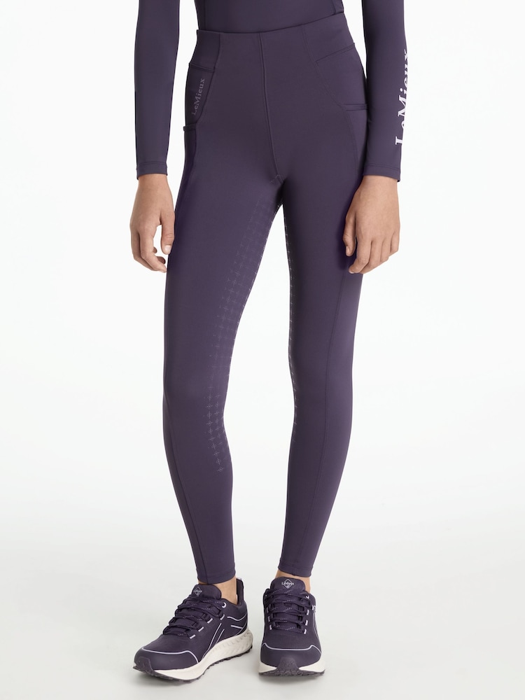 LeMieux Young Rider Orla Pull Ons Purple Jumper - Image 1 of 4 LeMieux Young Rider Orla Pull Ons Purple Jumper - Image 1 of 4