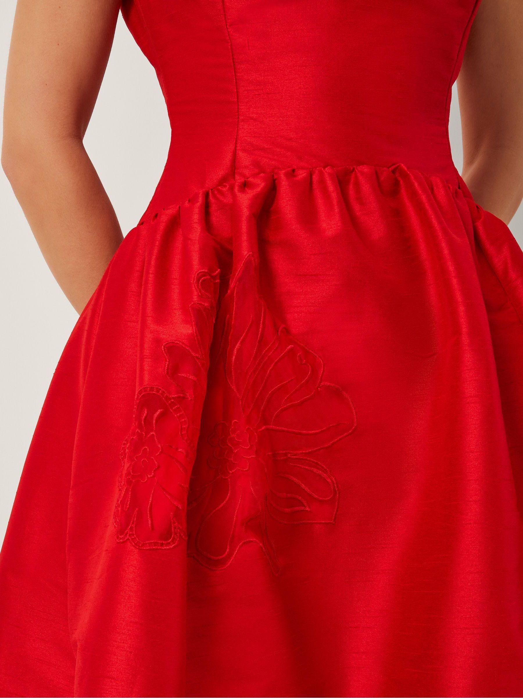 monsoon red dress Buy Monsoon Red Frida Cutwork Midi Dress from Next USA