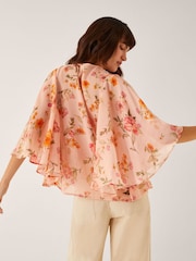 Monsoon Cassia Shirred Floral Print Blouse - Imagem 2 de 5
