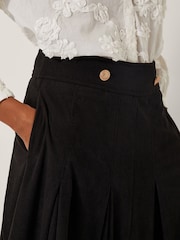 Monsoon Black Shan Stretch Corduroy Midi Skirt - Image 5 of 5