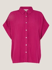 Monsoon Pink Paige Slouchy Shirt - Image 1 of 1