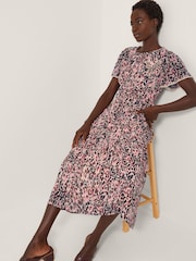 Monsoon Sisi Animal Print Midi Dress - Imagem 4 de 4