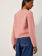 Monsoon Pink Suki Stitch Cardigan - Image 2 of 4