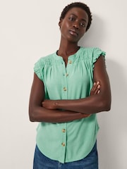Monsoon Evelyn Sleeveless Smocked Top - Bild 4 von 5