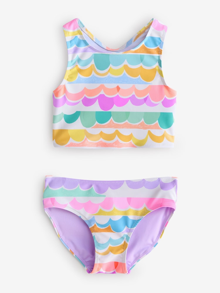 Multi Bright 3 Piece Swimsuit Set - Image 2 of 2 Multi Bright 3 Piece Swimsuit Set - Image 2 of 2