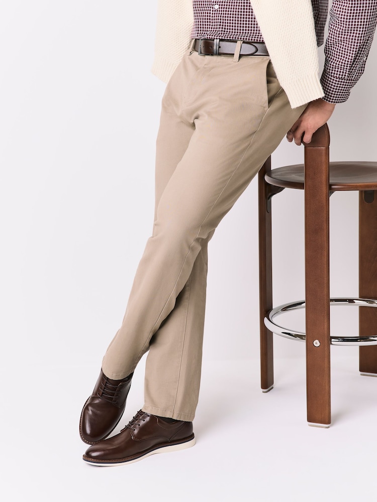 Brown Comfort Wedge Derby Shoes - Image 1 of 7