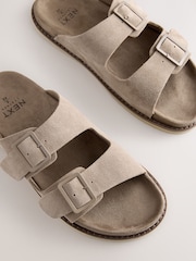 Stone Two Buckle Tonal Sandals - Image 3 of 7