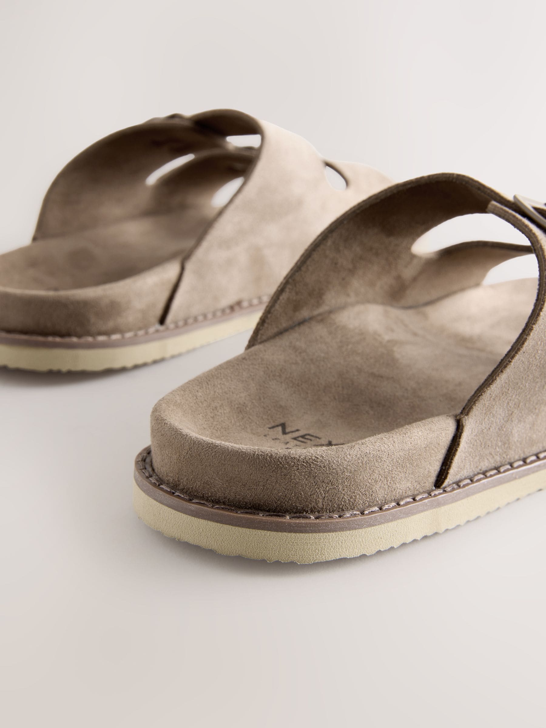 Buy Stone Two Buckle Tonal Sandals from Next USA