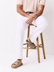 Stone Two Buckle Tonal Sandals - Image 6 of 7