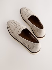 Neutral Weave Loafers - Image 3 of 5