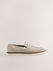 Neutral Weave Loafers - Image 5 of 5