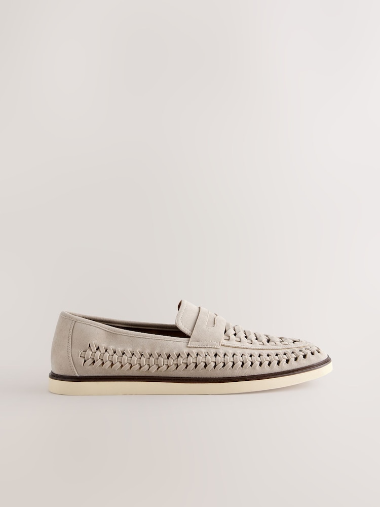 Neutral Weave Loafers - Image 5 of 5