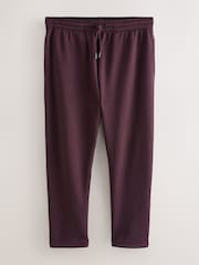 Burgundy Red Brushback Heavyweight Open Joggers - Image 1 of 3