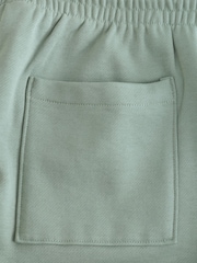 Sage Green Brushback Heavyweight Cuffed Joggers - Image 11 of 11