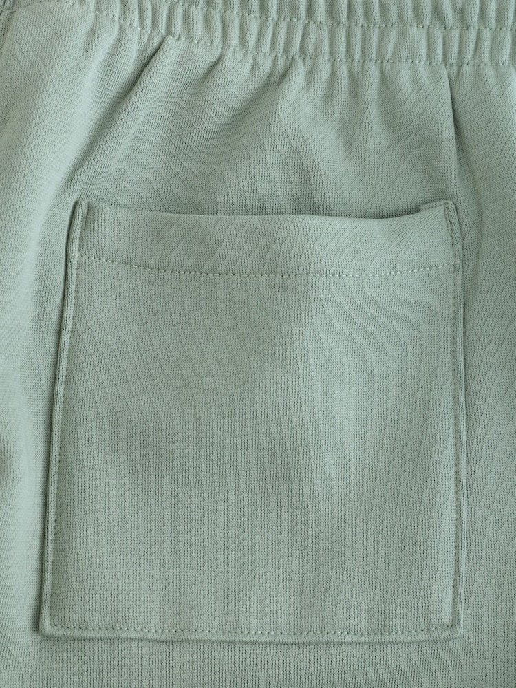 Sage Green Brushback Heavyweight Cuffed Joggers - Image 11 of 11