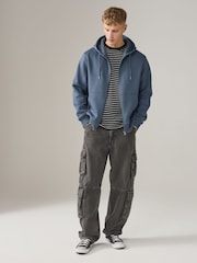 Petrol Blue Hoodie - Image 4 of 8