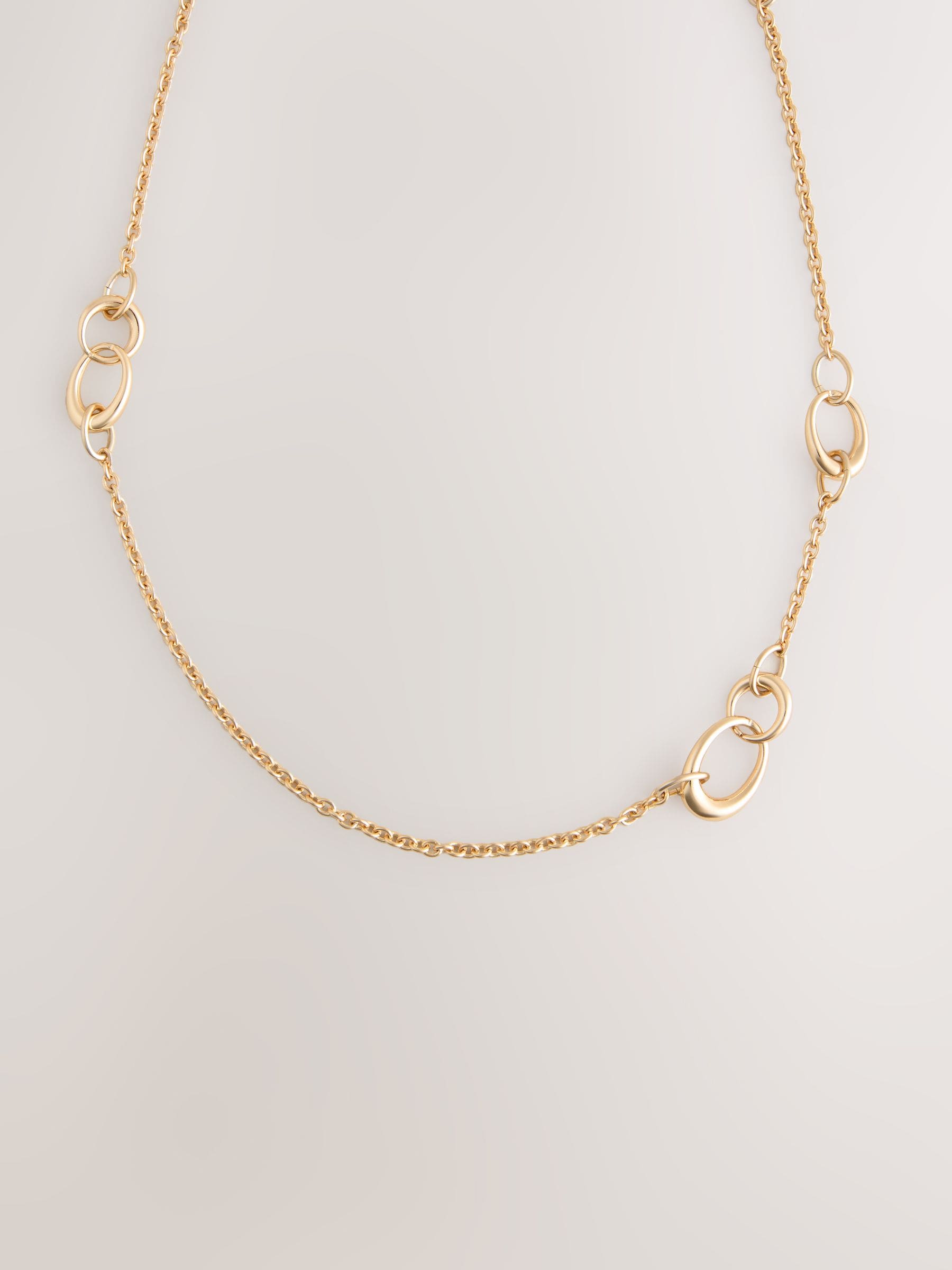 Buy Gold Tone Link Chain Long Necklace from Next South Africa