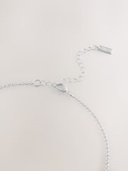 Silver Tone Link Chain Long Necklace - Image 6 of 6